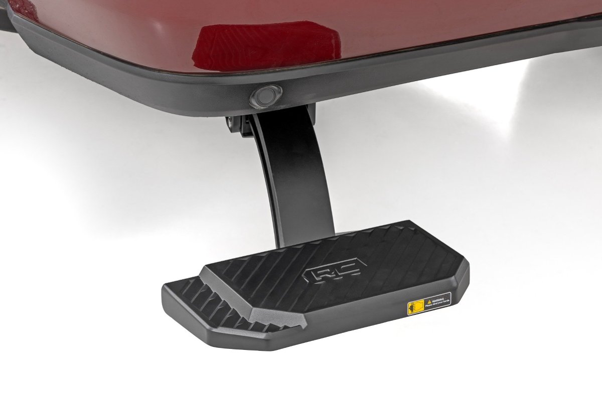 Ram 3500 Retractable Bed Step - Rear - Rough Country - Manual Pull - '19-'25